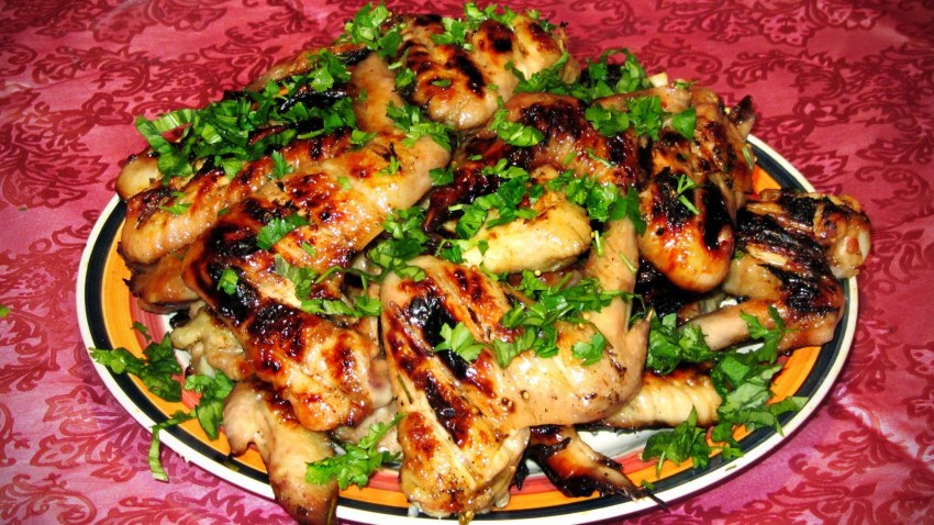 Куриные крылышки запеченные в меду