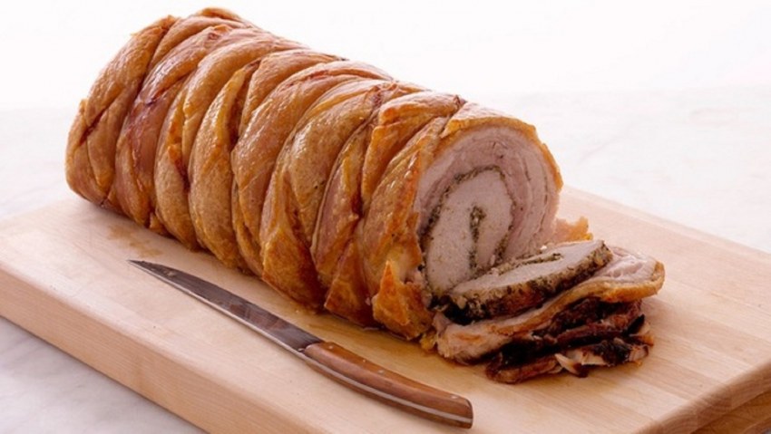 Мясной итальянский рулет поркетта