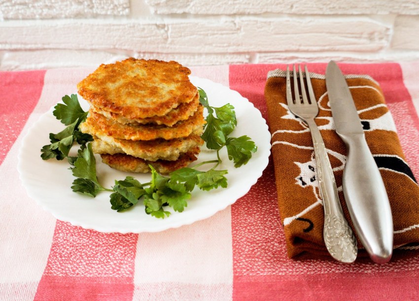 Драники с луком