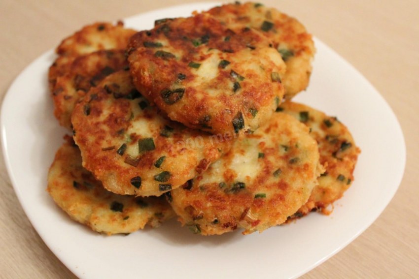 Постные кабачковые оладьи