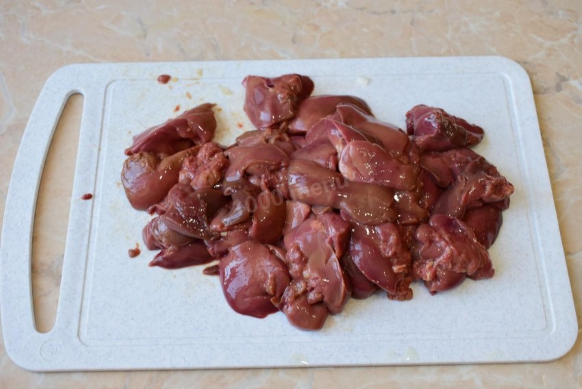 Кругляшки в виде яичек на печени куриной