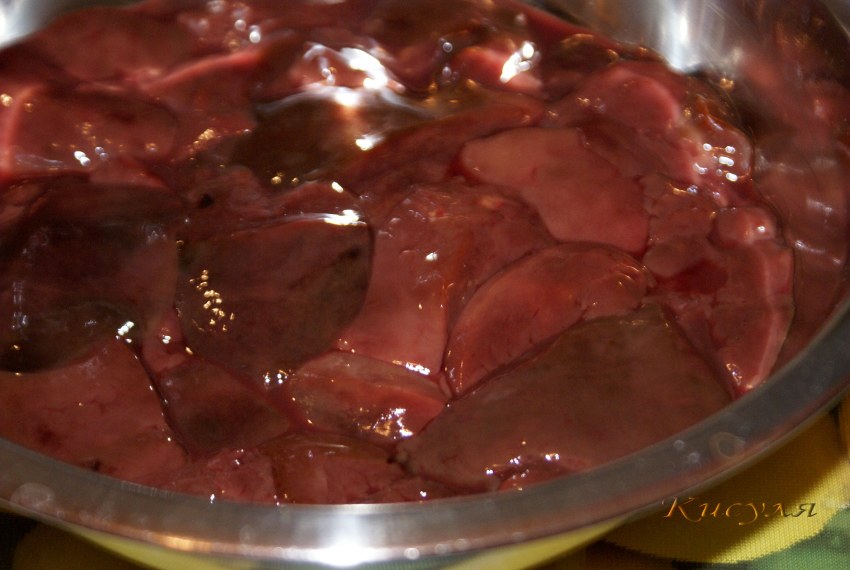 Рецепт печени куриной в электрошашлычнице