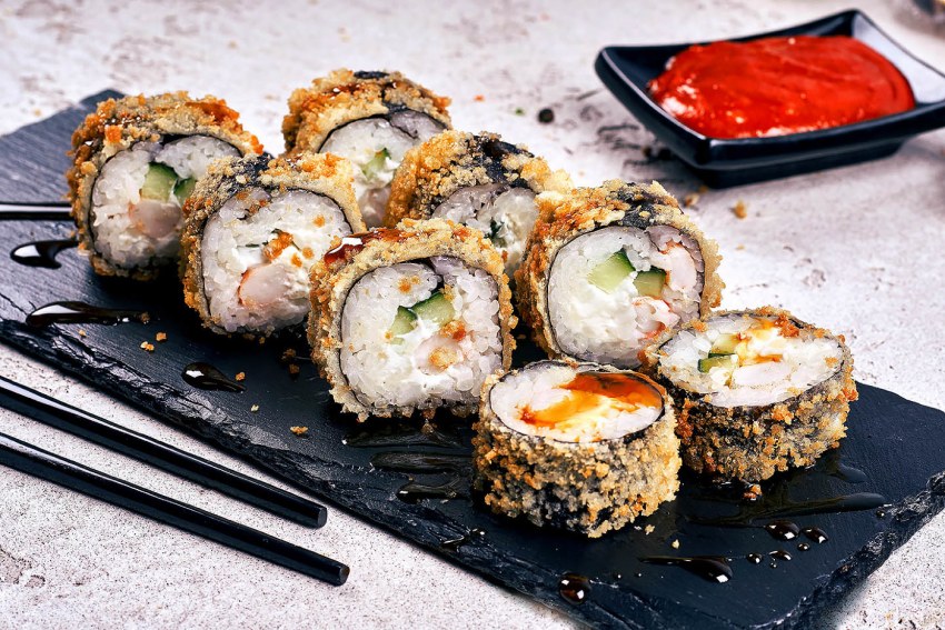 Роллы с дайконом