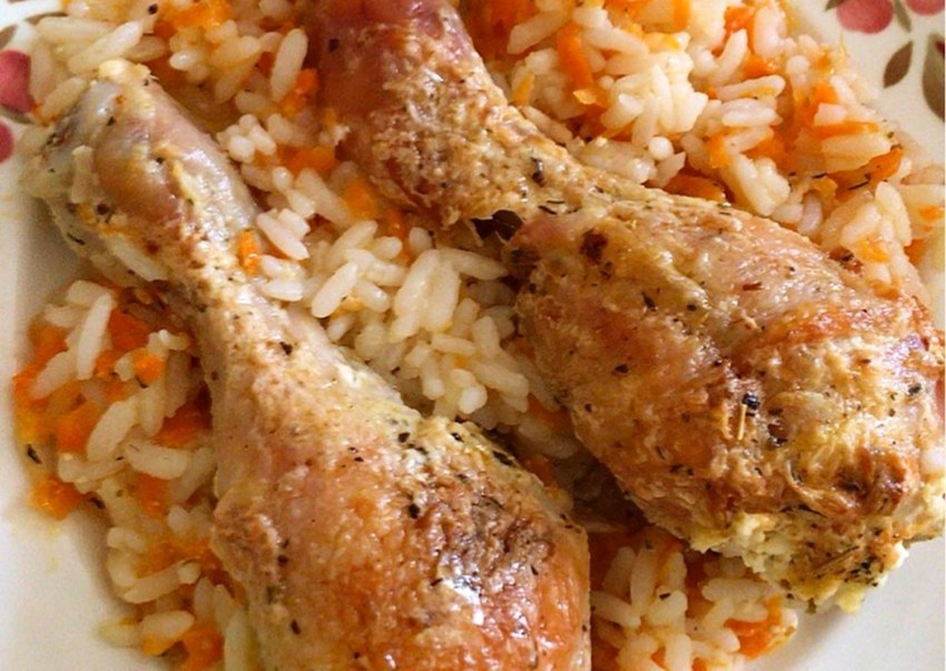 Плов с курицей