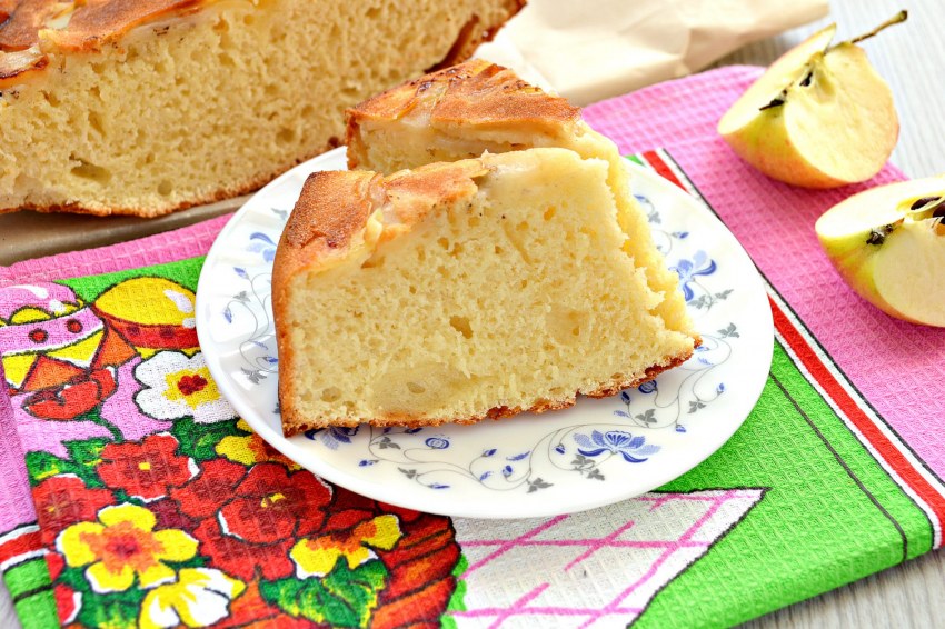 Цветаевский пирог с яблоками от Юлии Высоцкой