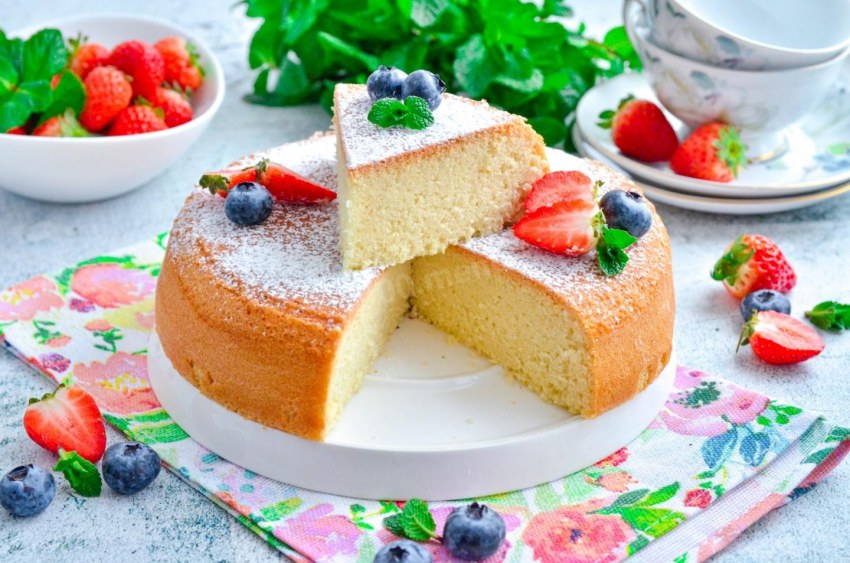 Постная шарлотка