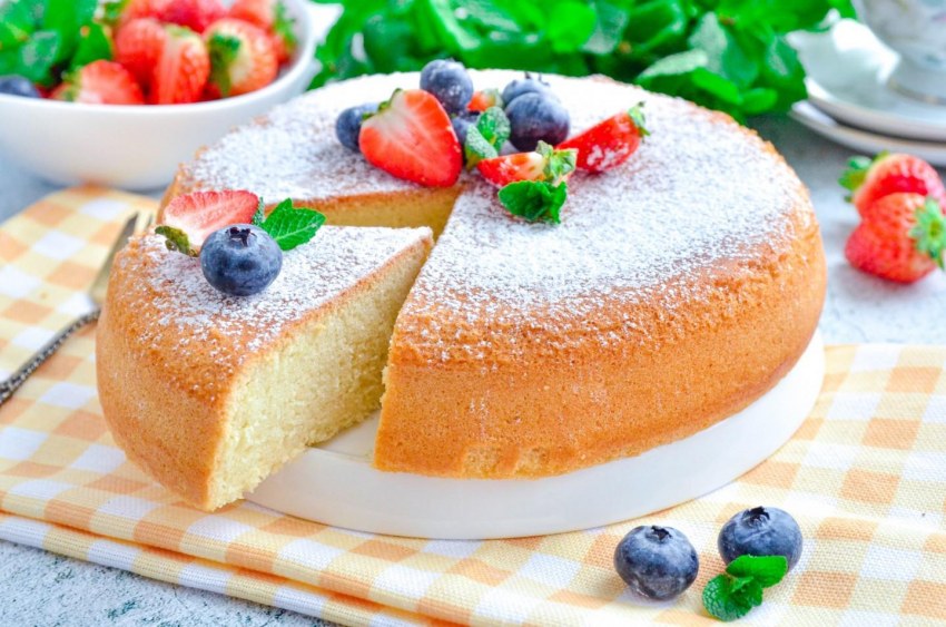 Шарлотка на кефире ПП С яблоками в духовке