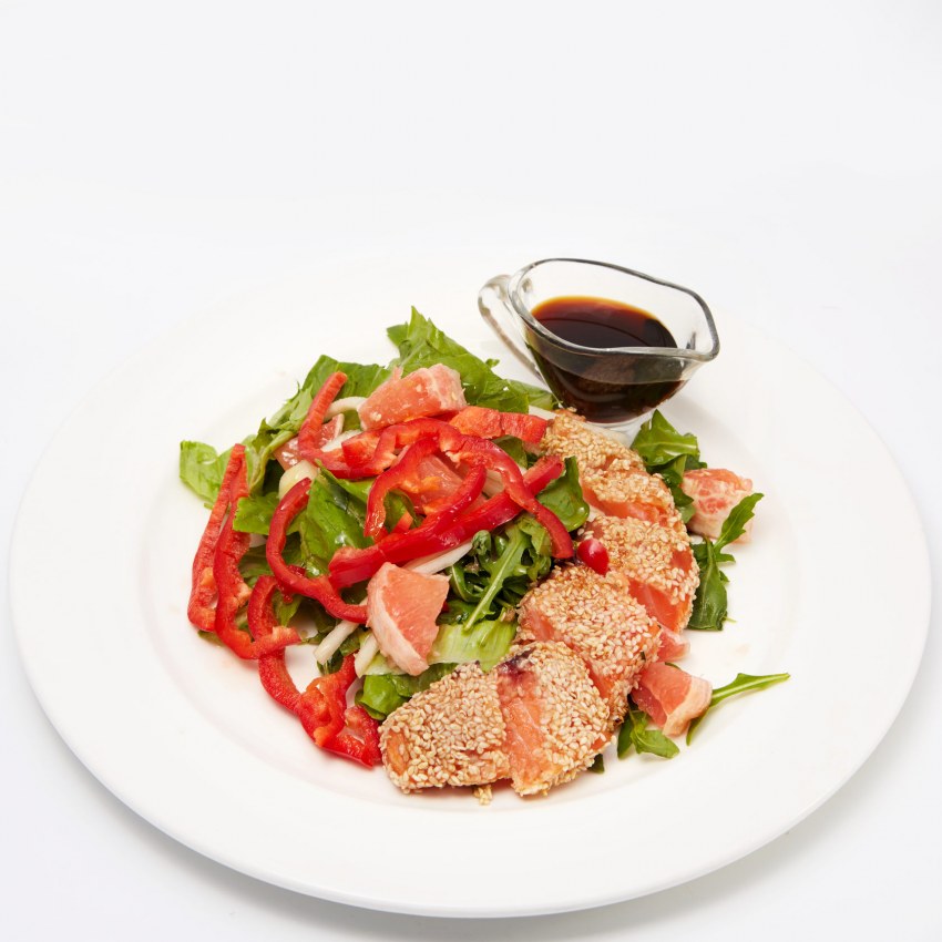 Салат с апельсином и курицей