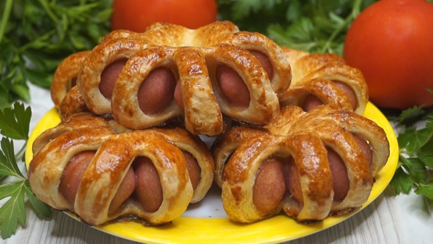 Слоеные булочки