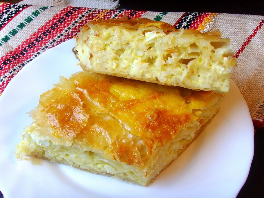 Пирог баница болгарская кухня