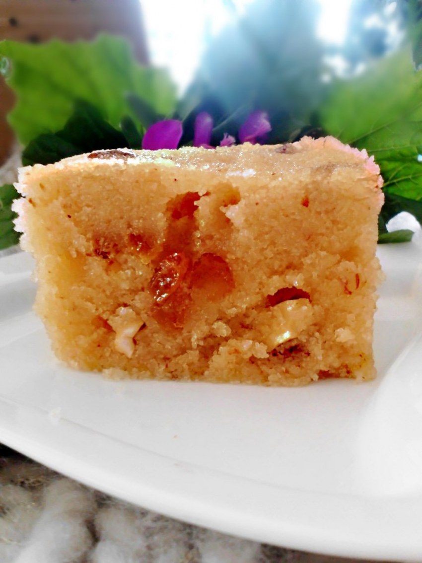 Греческая халва из манной крупы