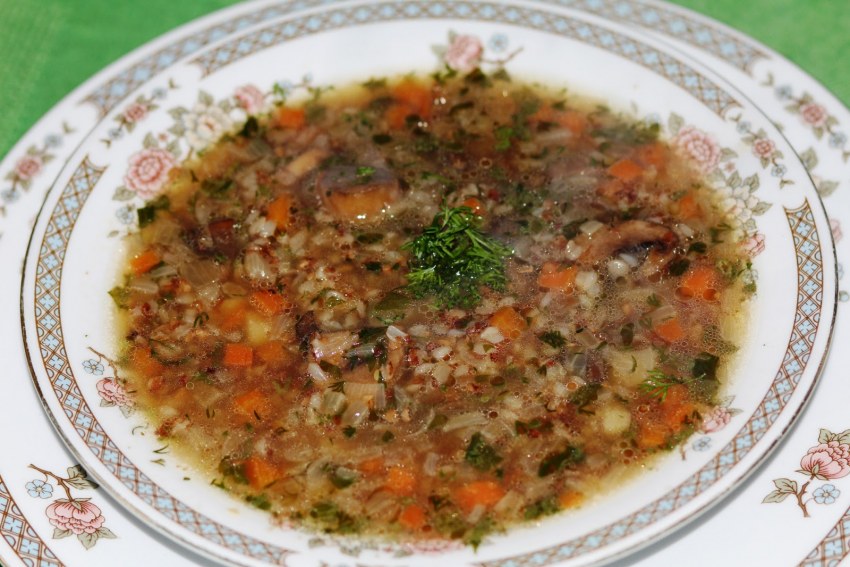 Гречаный суп