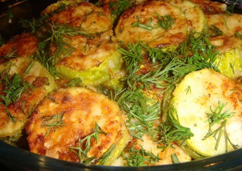 Кабачки в кляре