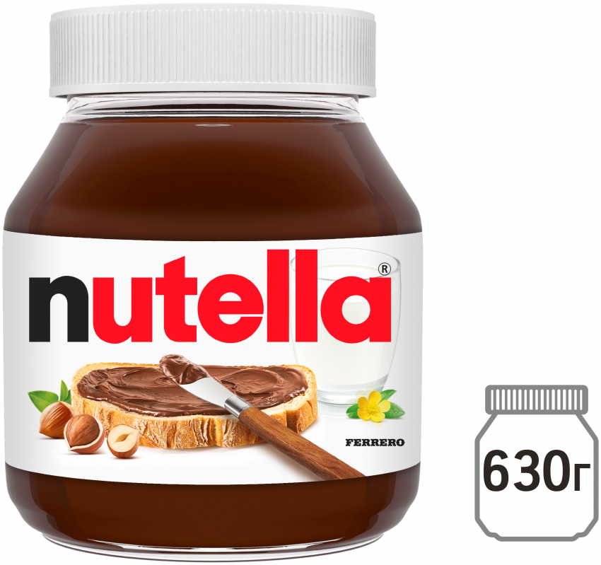 Nutella Ferrero с лесным орехом