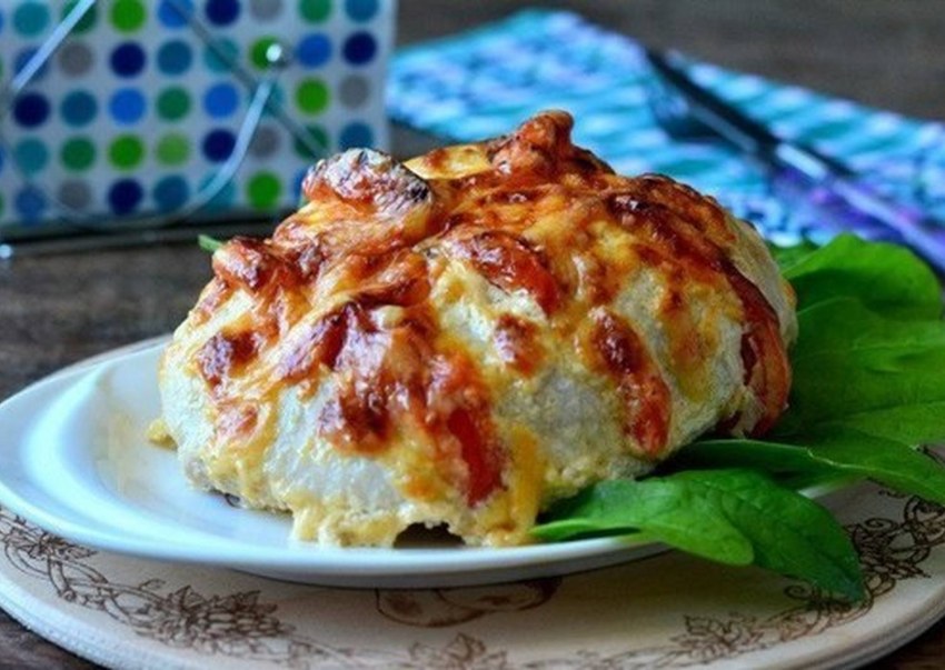 Куриное филе в сливочном соусе