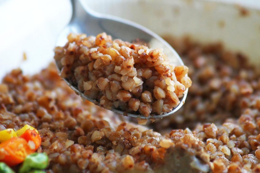 Гречка с грибами и луком и морковью рецепт