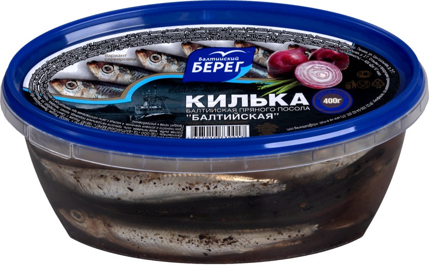 Goldfish килька Балтийская неразделанная обжаренная в томатном соусе, 240 г