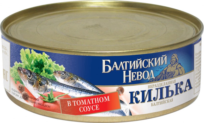 Балтийский невод килька в т/с 240гр*48
