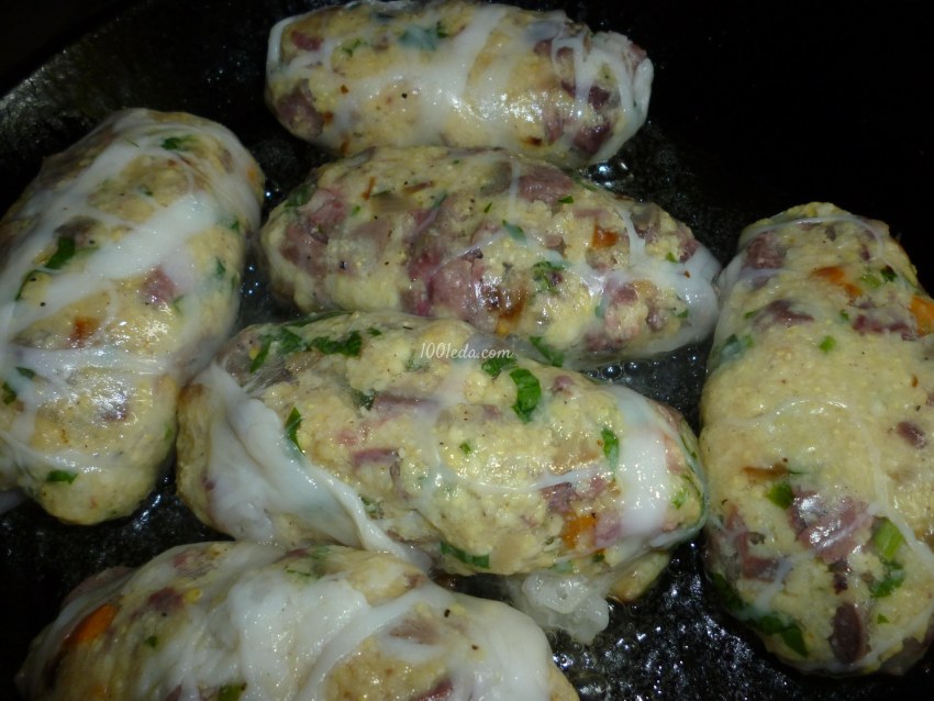 Мясо в жировой сетке в духовке