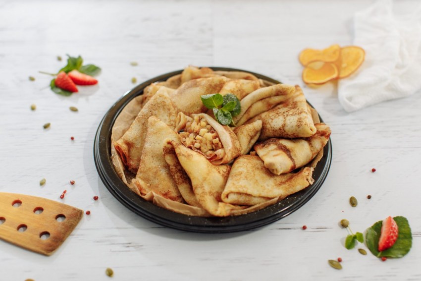 Блины по Дюкану с кукурузным крахмалом