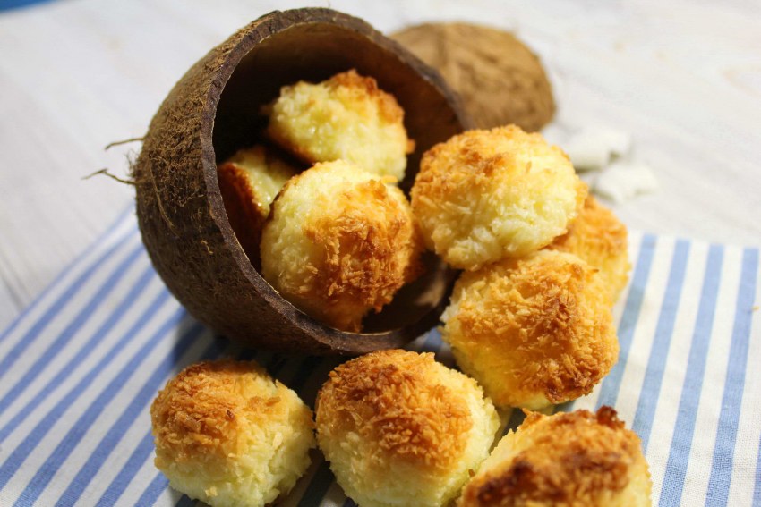 Печенье с кокосовой стружкой