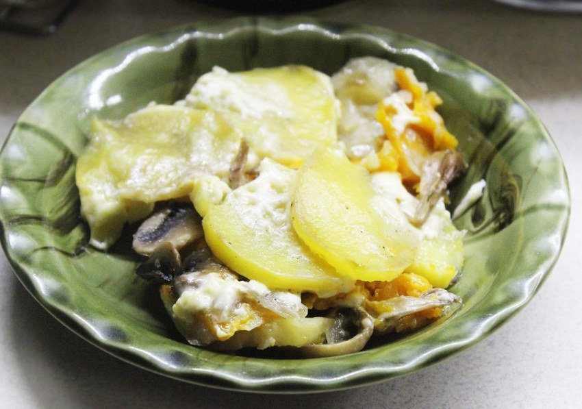 Жареная картошка с салом