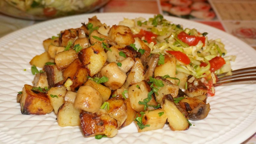 Картошечка с грибами
