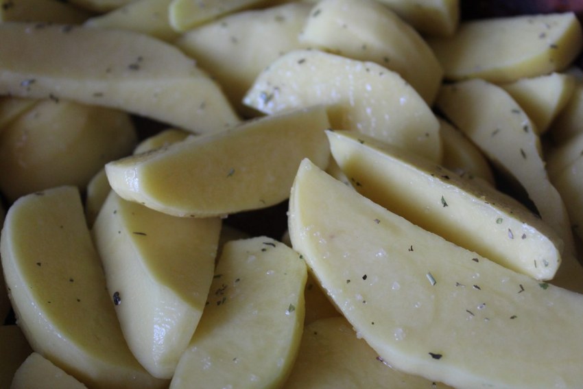 Жареная картошка с грибами