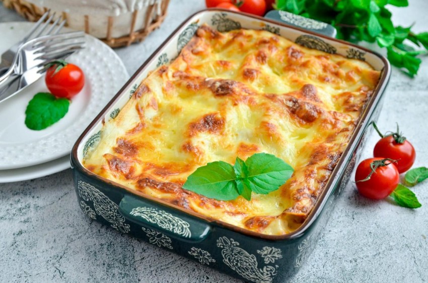 Запеканка из рыбы в стеклянной форме