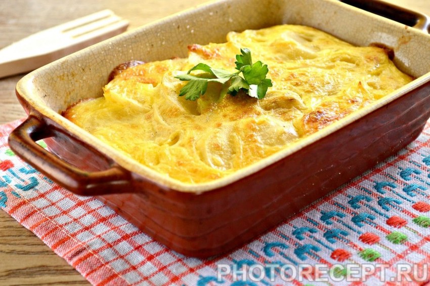 Запеканка с куриной грудкой