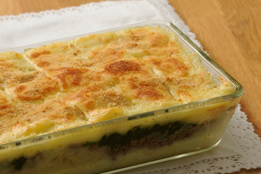 Куриная запеканка в сливочном соусе