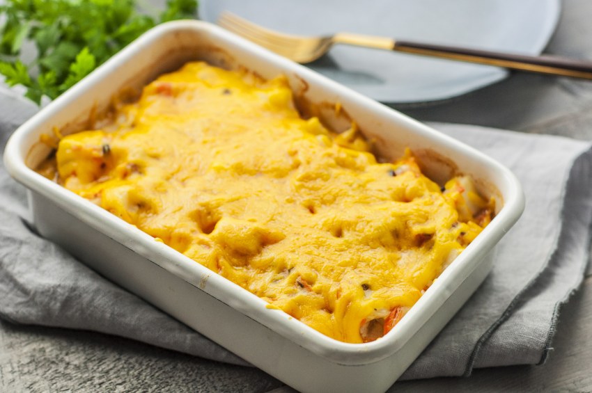 Мясная запеканка из фарша в духовке