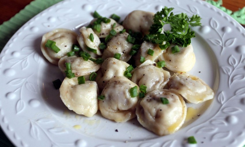 Пельмени с грибами