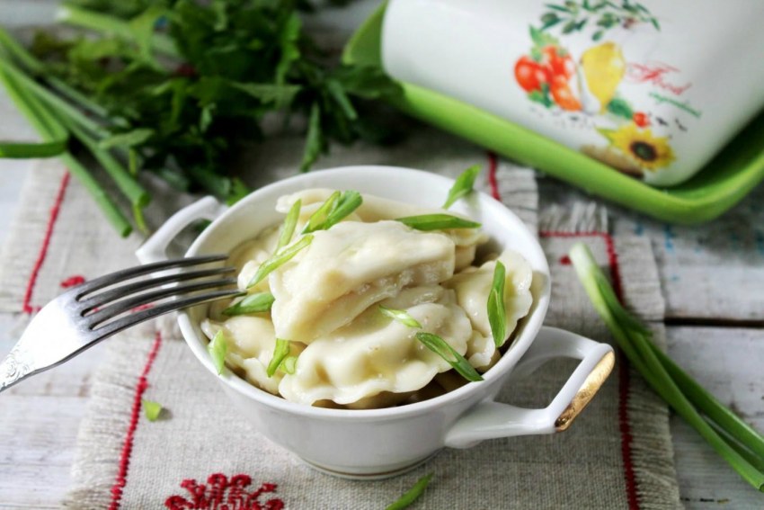 Вареники с грибами
