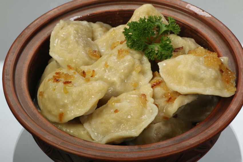 Вареники с капустой и мясом