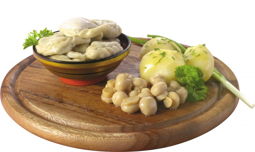 Пельмени с грибами
