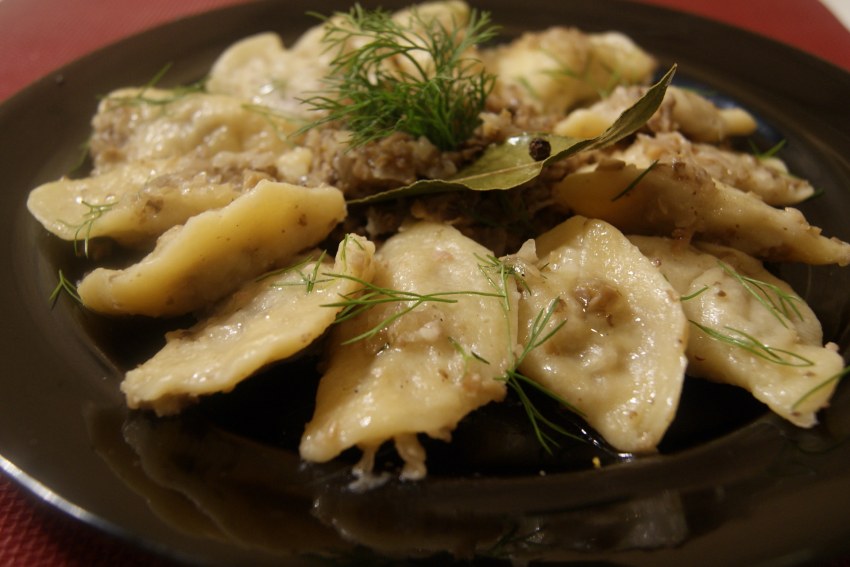 Вареники с мясом
