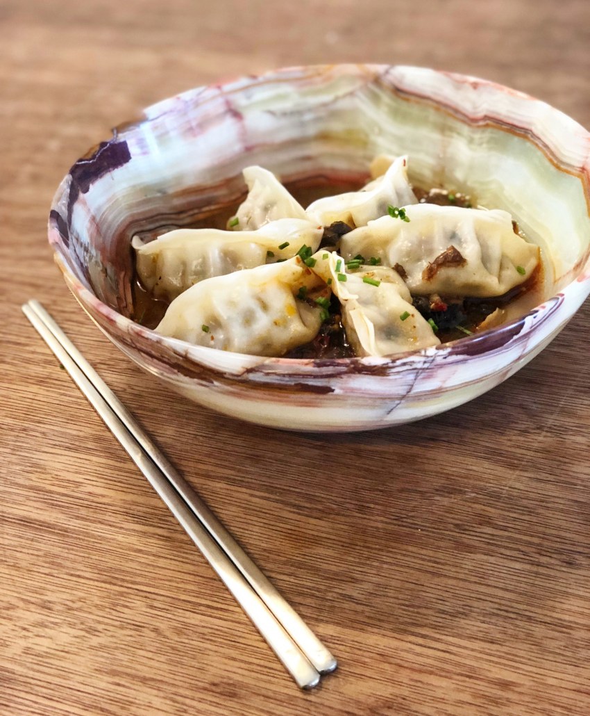 Пельмени с фаршем и грибами