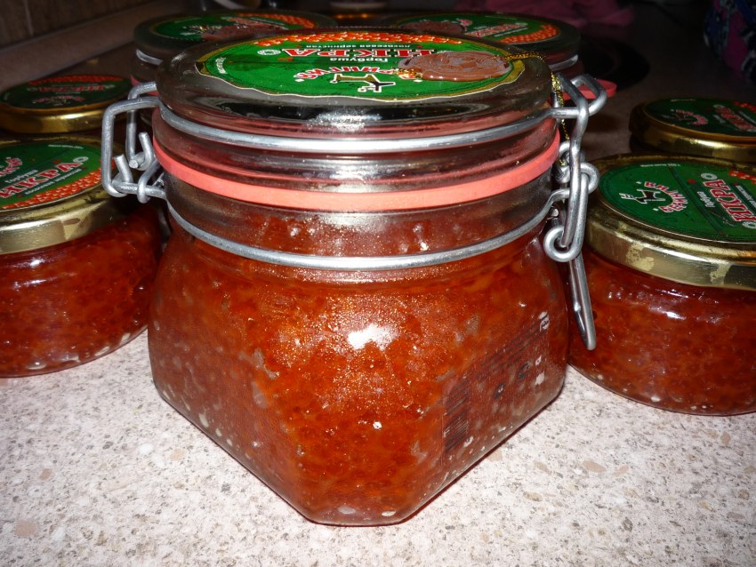 Красная икра из незаморо
