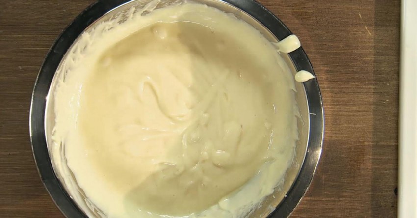 Крем сметана со сгущенкой
