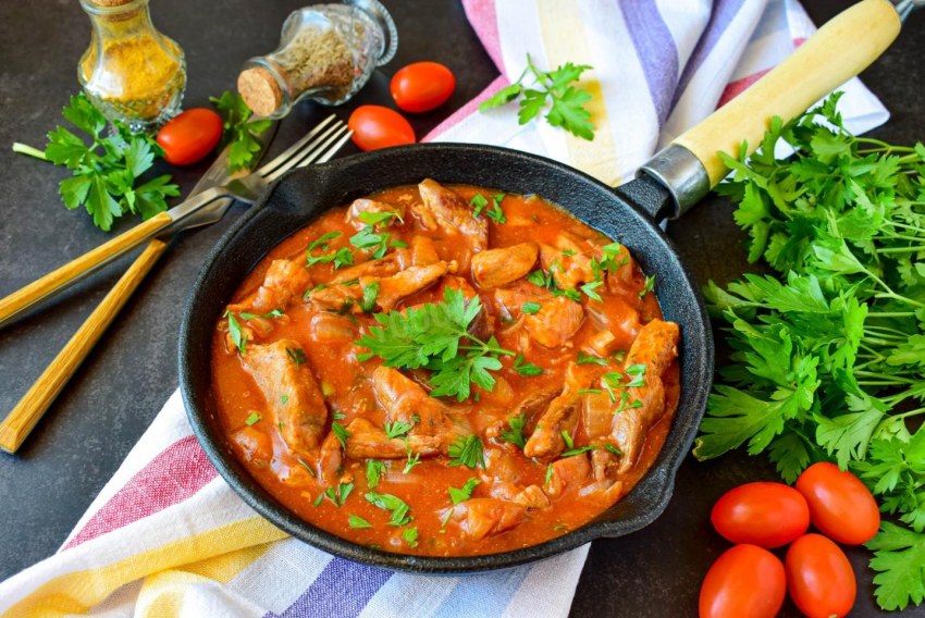 Паприкаш с мясом
