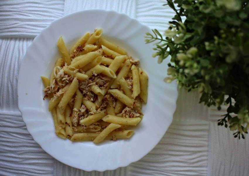 Макароны по-флотски с вареным мясом