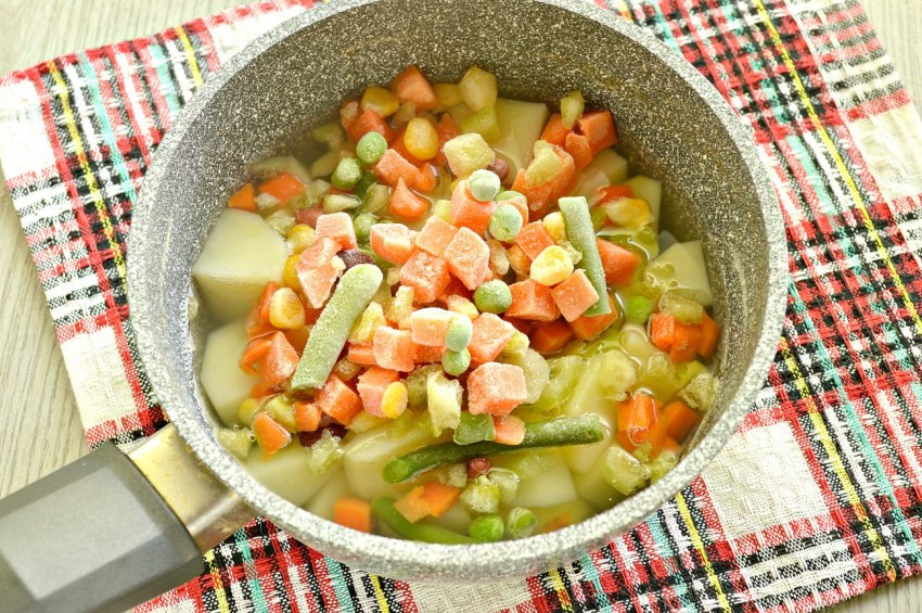 Блюда с мексиканской смесью