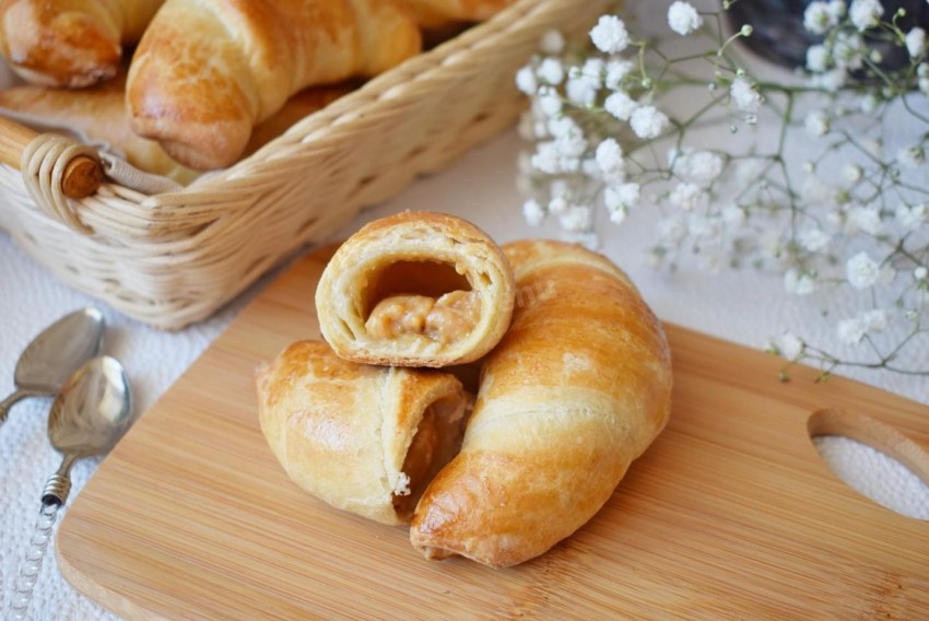 Пирожные с вареной сгущенкой