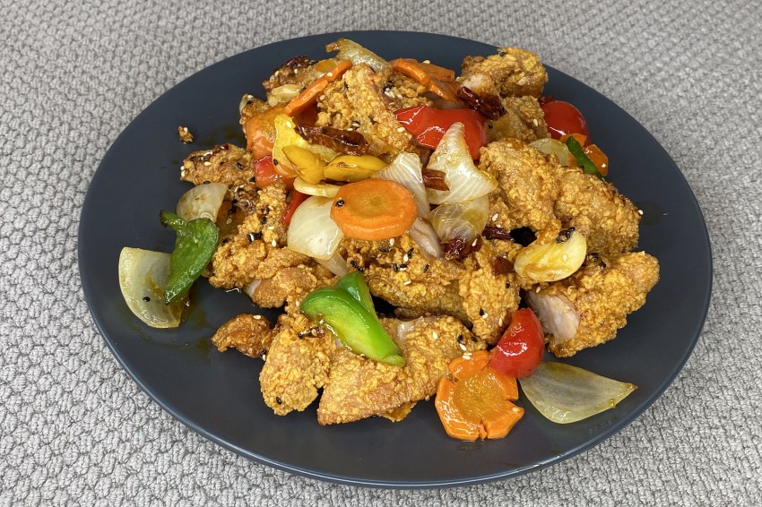Цыпленок в арахисовом соусе