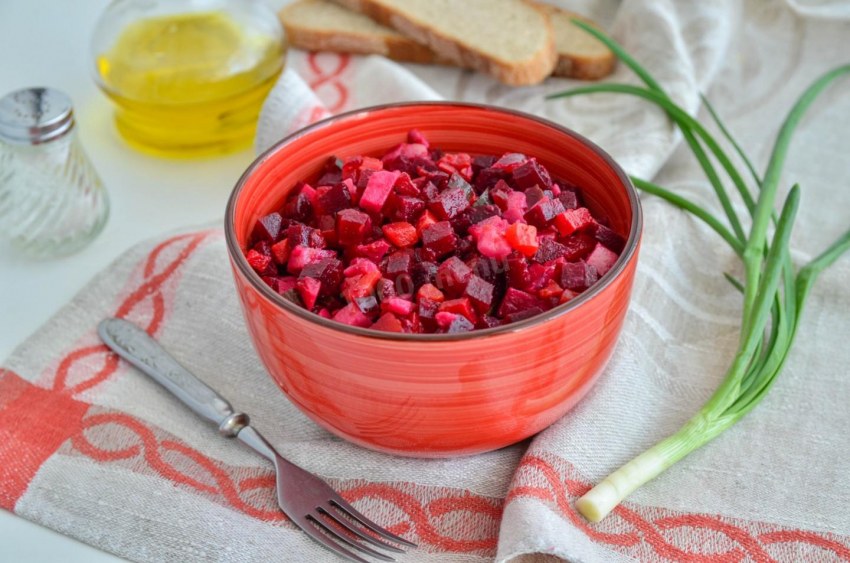 Винегрет соломкой