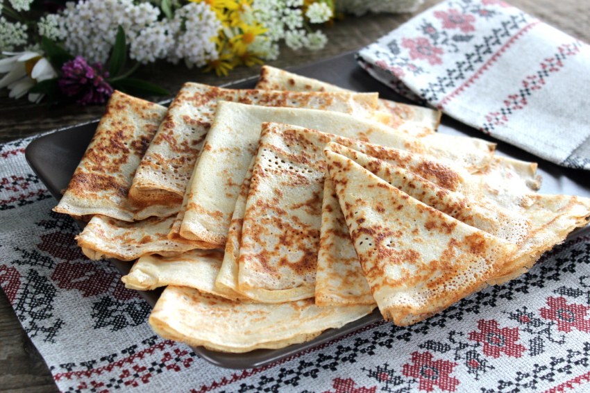 Блины с дырочками