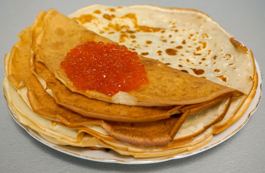 Блины на молоке