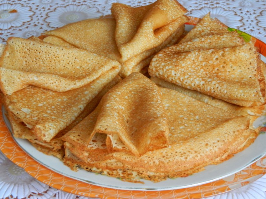 Тонкие блинчики