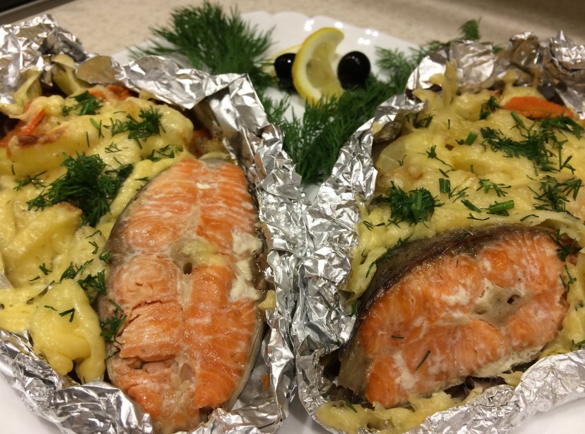 Рыба запеченная в духовке